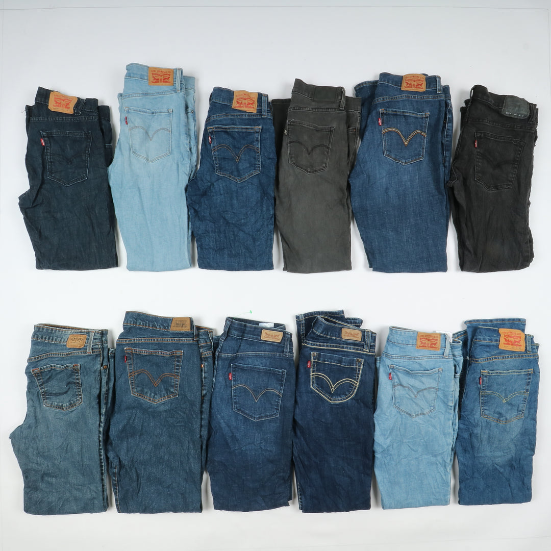 Levi's jeans stock da 45pz slim, skinny, bootcut e regular fit donna Levis