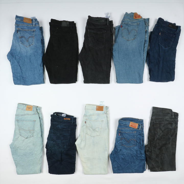 Levi's jeans stock da 45pz slim, skinny, bootcut e regular fit donna Levis