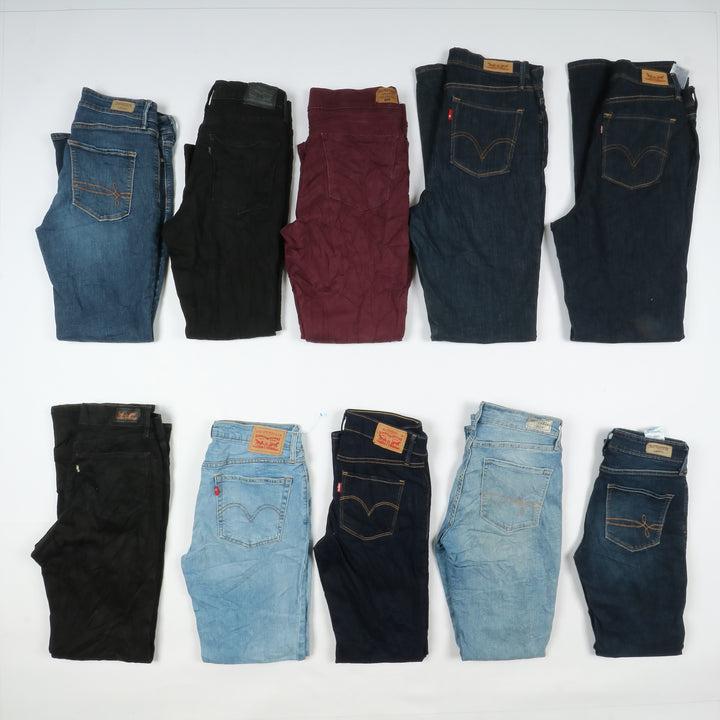 Levi's jeans stock da 38pz slim, skinny, bootcut e regular fit donna Levis