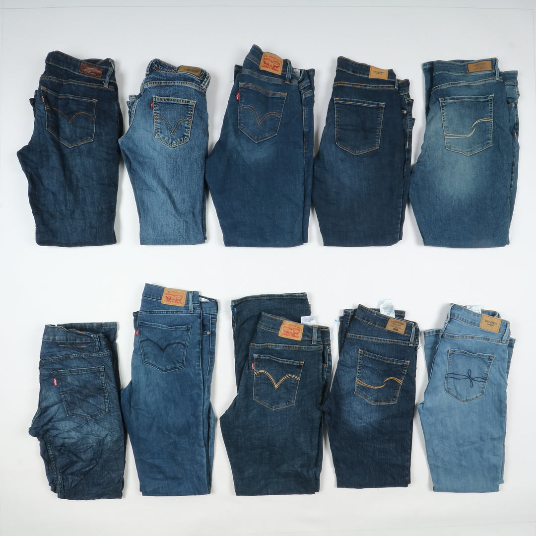 Levi's jeans stock da 45pz slim, skinny, bootcut e regular fit donna Levis