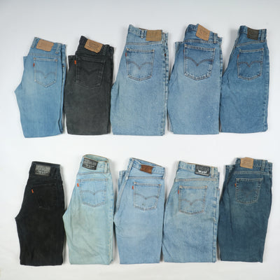 Levi's Orange Tab denim e nero, Grado B, stock da 22pz Levis
