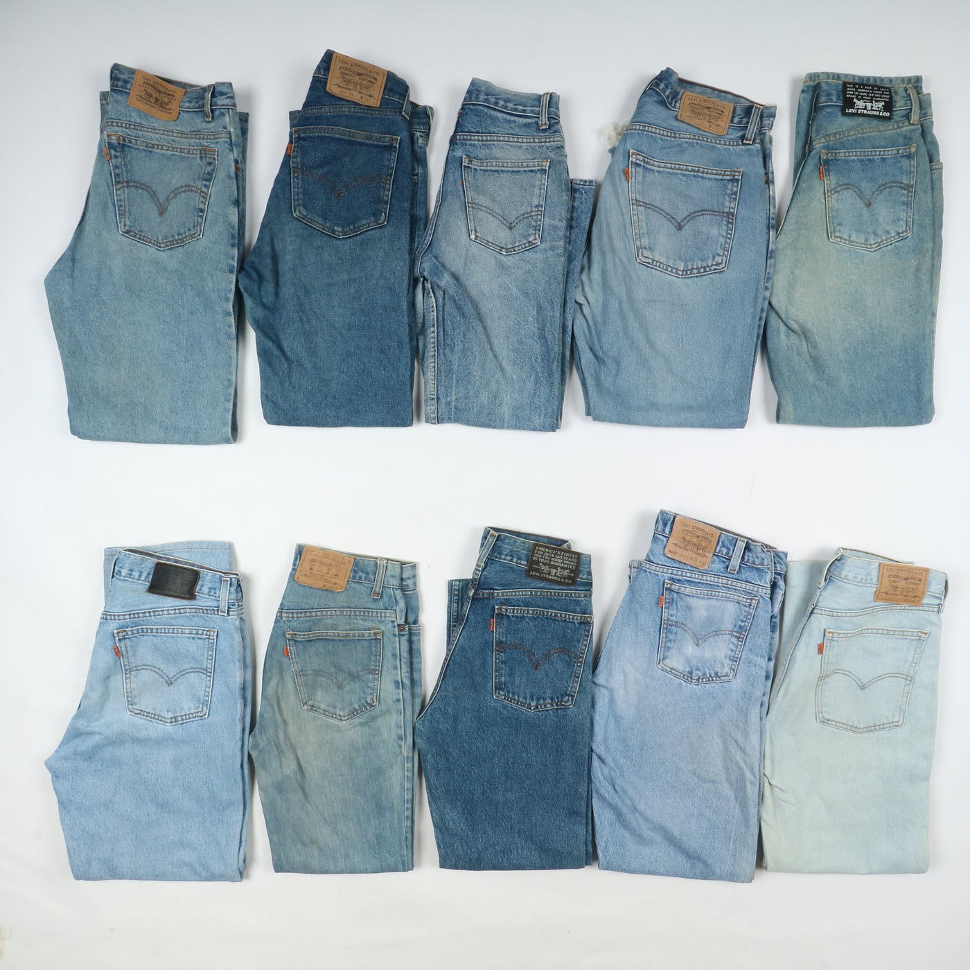 Levi's Orange Tab denim e nero, Grado B, stock da 22pz Levis