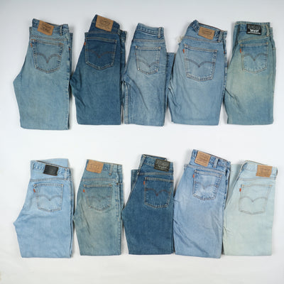 Levi's Orange Tab denim e nero, Grado B, stock da 22pz Levis