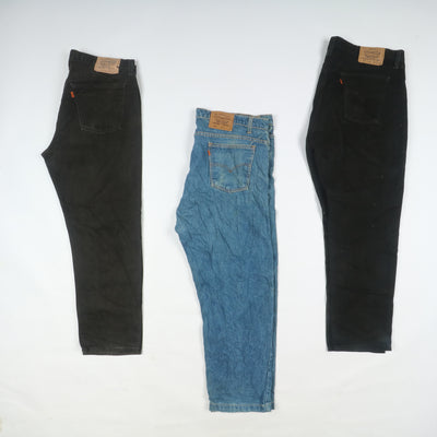 Levi's Orange Tab denim e nero, Grado B, stock da 22pz Levis