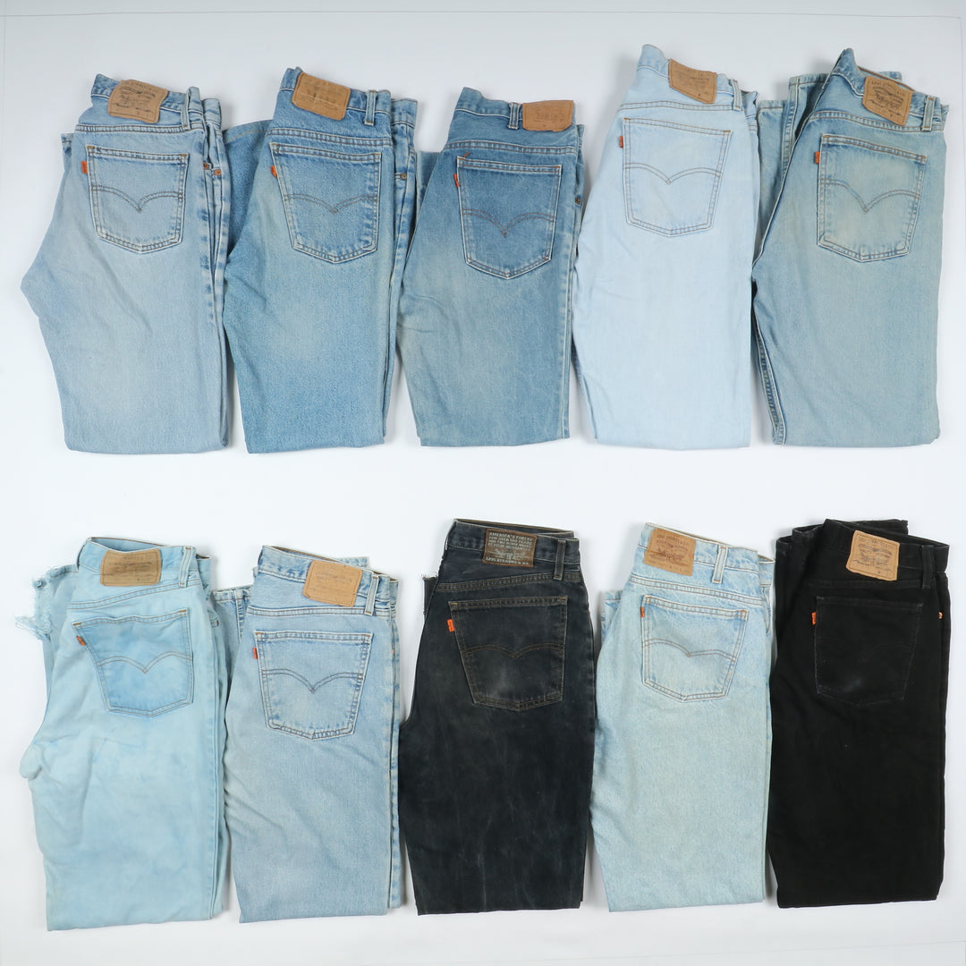 Levi's Orange Tab denim e nero, Grado B, stock da 38pz Levis