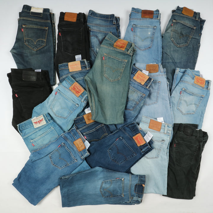 Levi's Slim Fit Grado A+B, stock da 39pz Uomo e Donna