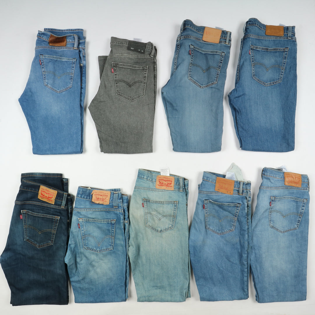Levi's Slim Fit Grado A+B, stock da 39pz Uomo e Donna