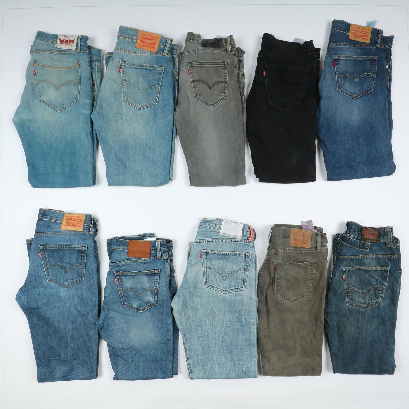 Levi's jeans denim stock da 40pz slim fit uomo donna Levis