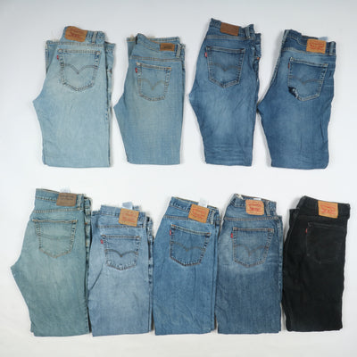 Levi's misti Grado A + B, stock da 28pz denim e nero uomo Levis
