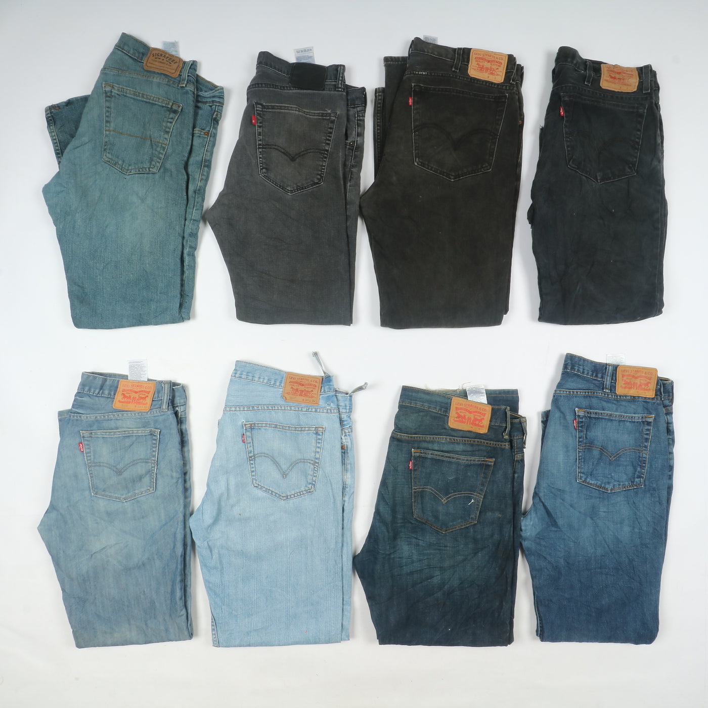 Levi's misti Grado A + B, stock da 29pz denim e nero uomo Levis