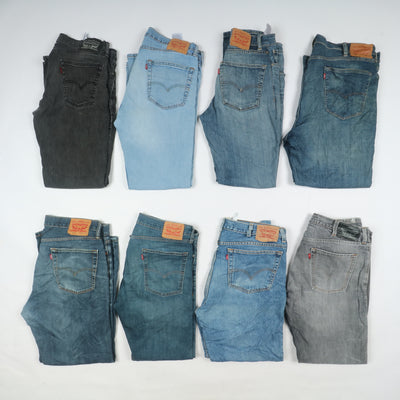 Levi's misti Grado A + B, stock da 28pz denim e nero uomo Levis