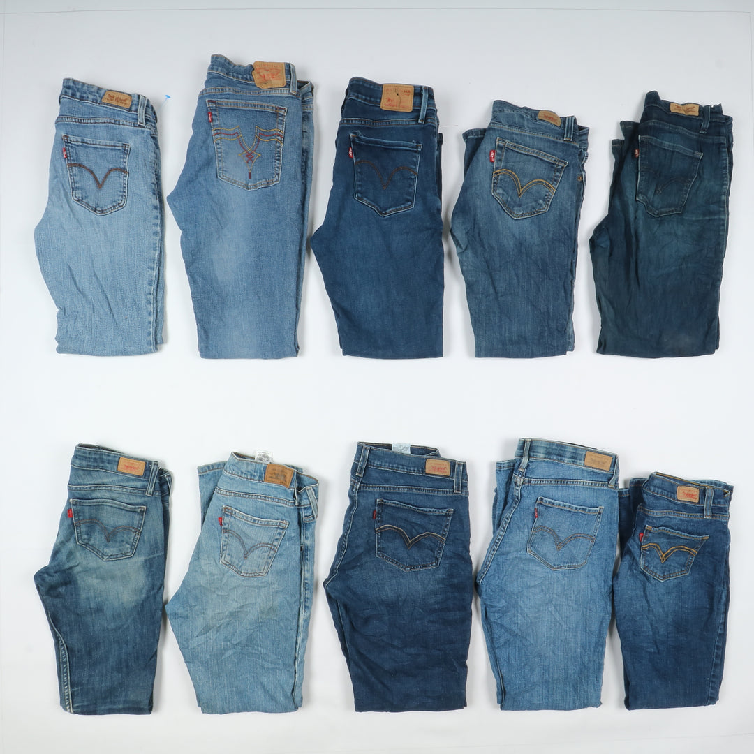 Levi's jeans stock da 45pz slim, skinny, bootcut e regular fit donna Levis