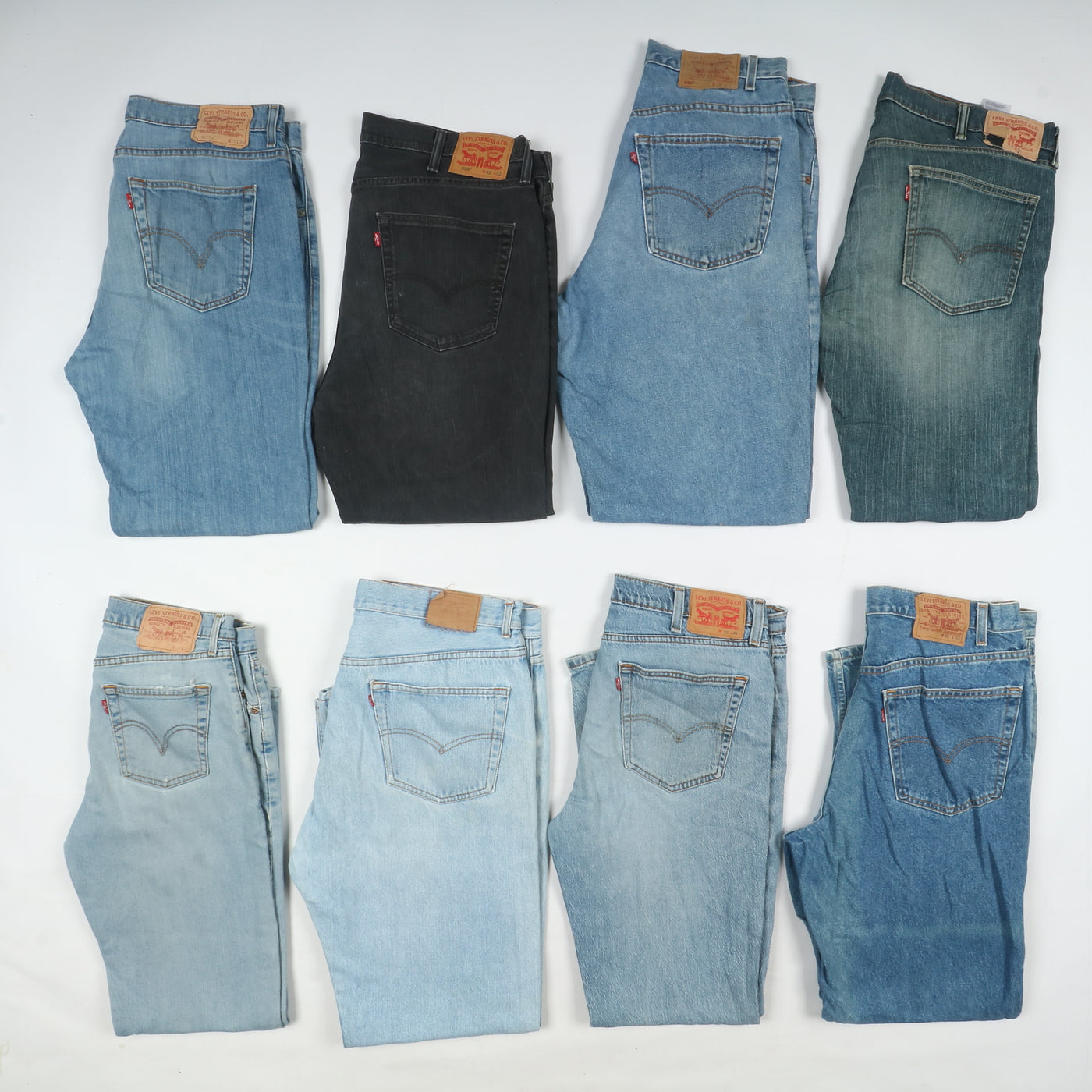 Levi's misti Grado B, stock da 31pz denim e nero taglie da uomo