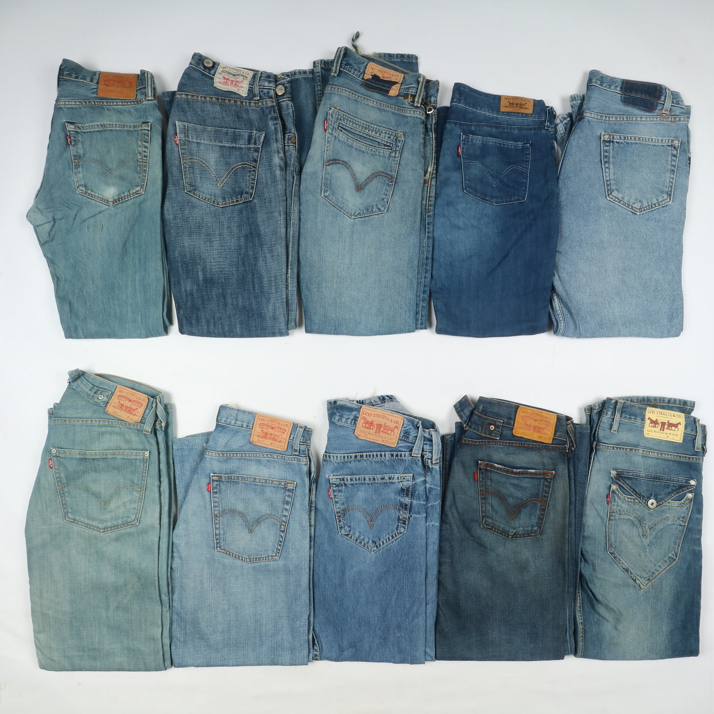 Levi's misti Grado B, stock da 31pz denim e nero taglie da uomo