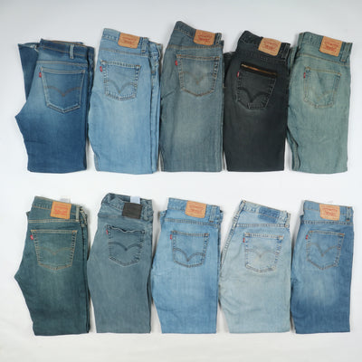 Levi's misti Grado B, stock da 31pz denim e nero taglie da uomo