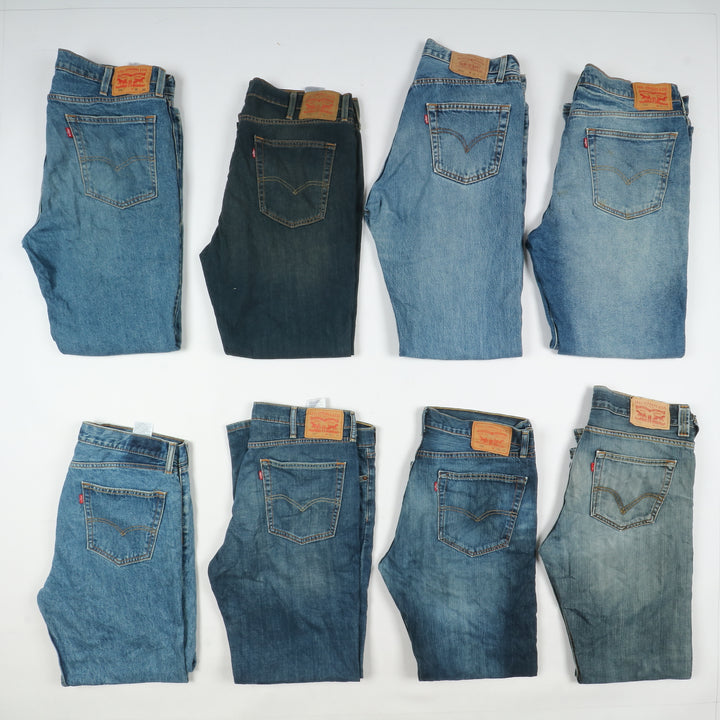 Levi's ZIP fly, Grado A+ B, stock da 33pz Levis Uomo e Donna Denim