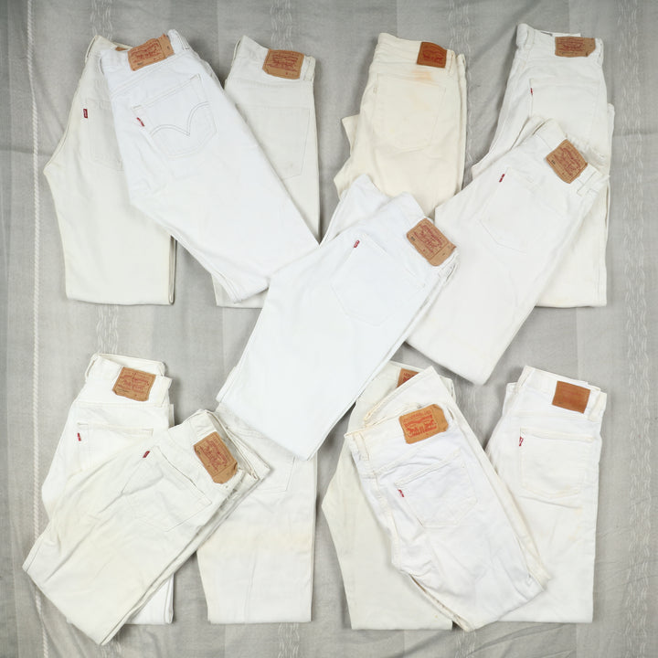 Levi's 501, 901 e zip fly Bianco Grado A+B, box da 20pz Uomo e Donna