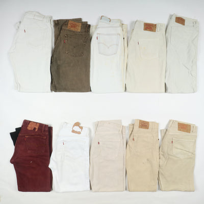 Levi's 501 stock lotto da 35kg per custom / remake Levis mix color