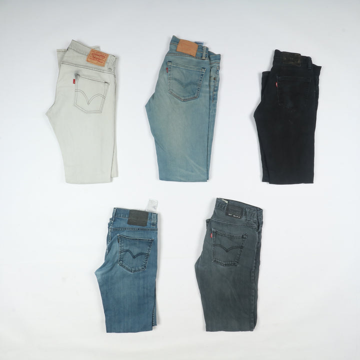 Levi's jeans denim slim e skinny uomo donna stock da 45 pz - Levis 511, 510, 504....