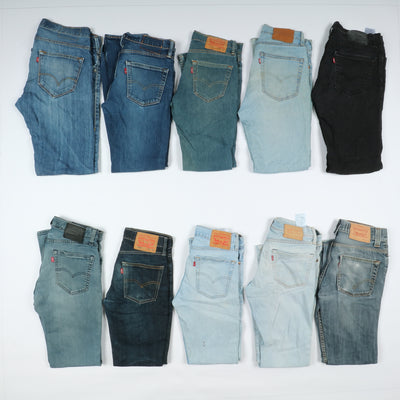 Levi's jeans denim stock da 40pz slim fit uomo donna Levis