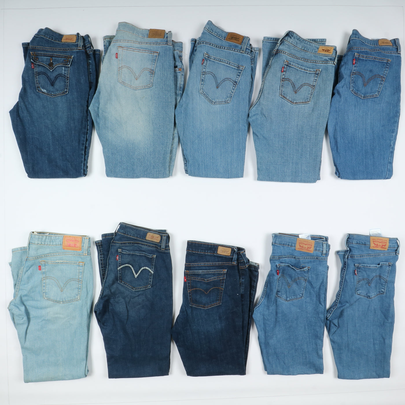 Levis vintage zampa donna box da 31pz Levi's jeans bootcut grado A+B