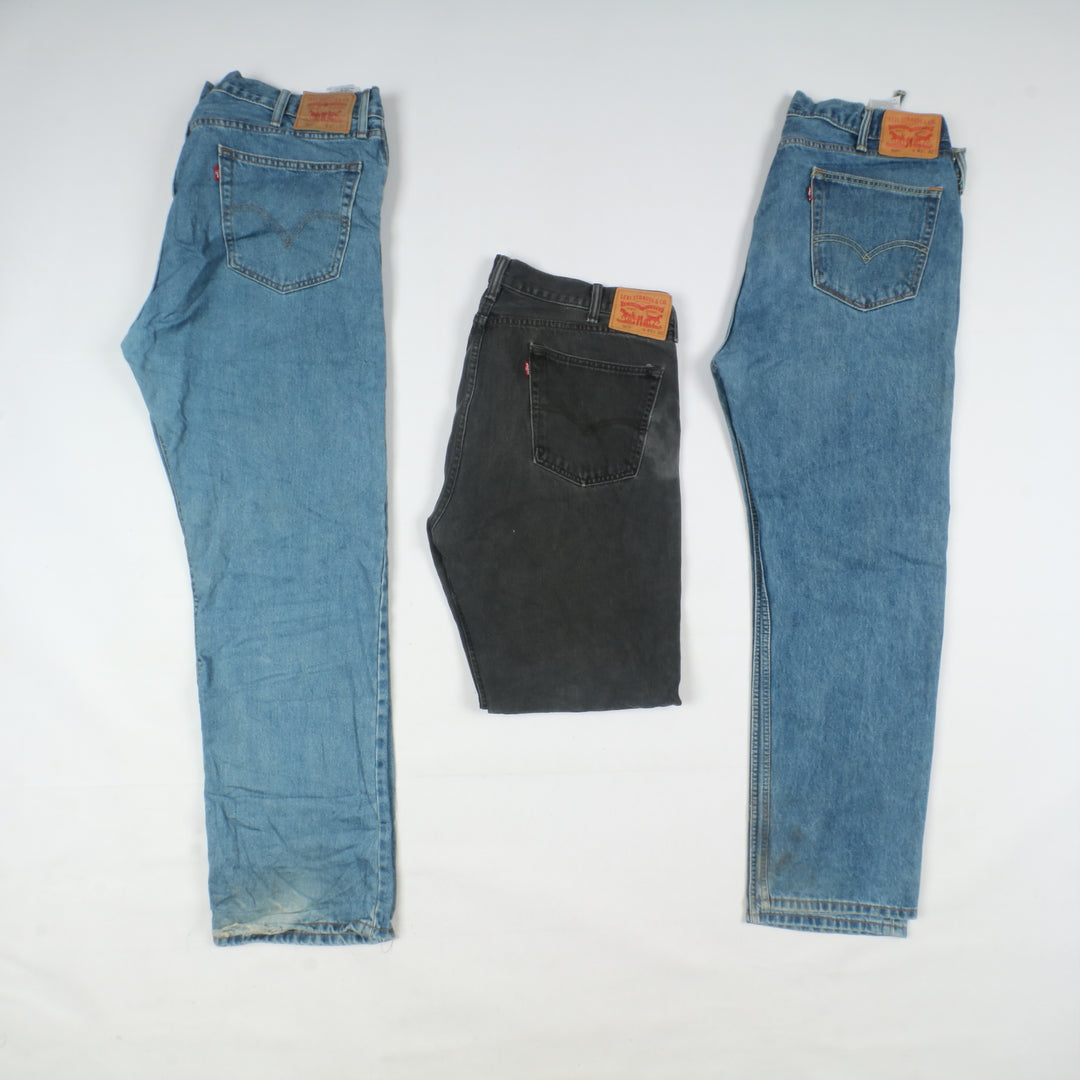 Levi's jeans denim slim, skinny, buggy uomo donna stock da 31pz - Levis