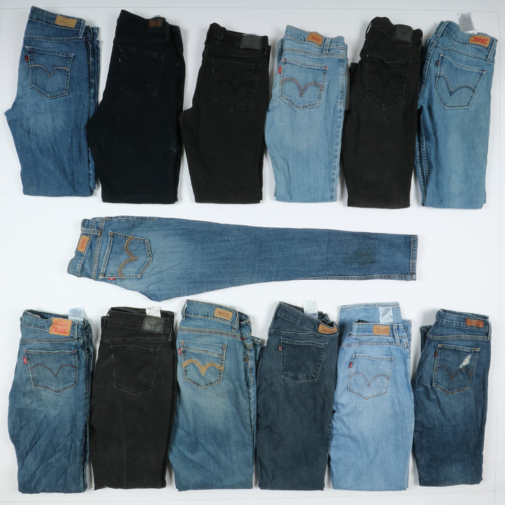 Levi's jeans denim stock da 33pz slim, skinny e regular fit uomo donna Levis