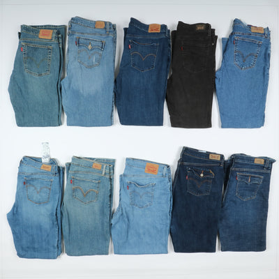Levis vintage zampa donna box da 33pz Levi's jeans bootcut grado A+B