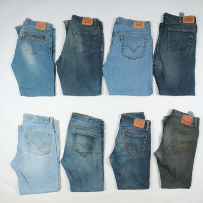 Levi's misti Grado B, stock da 31pz denim e nero taglie da uomo