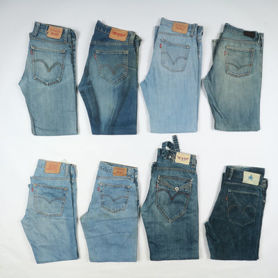 Levi's misti Grado B, stock da 31pz denim e nero taglie da uomo