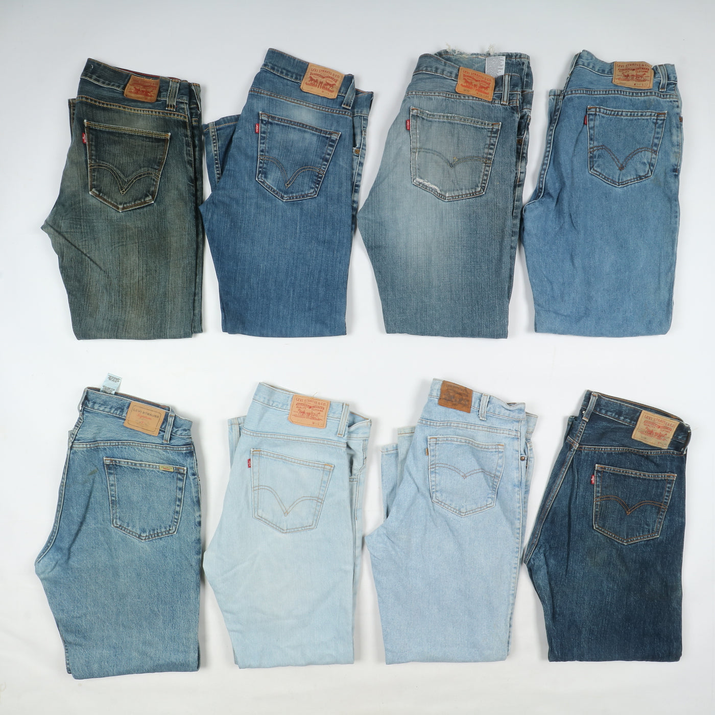 Levi's misti Grado B, stock da 31pz denim e nero taglie da uomo