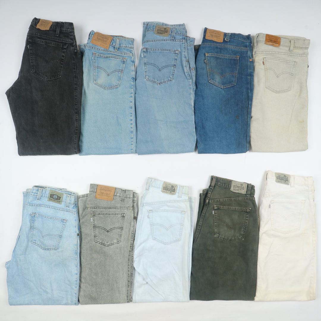 Levi's 501 made in USA, Grado B, stock da 30pz colorati