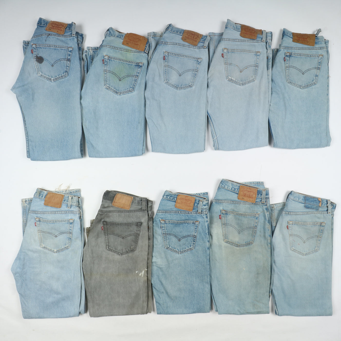 Levi's 501 e zip Fly vintage made in USA, Grado C, stock da 25pz denim