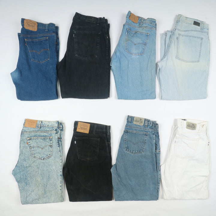 Levi's 501 made in USA, Grado B, stock da 30pz colorati