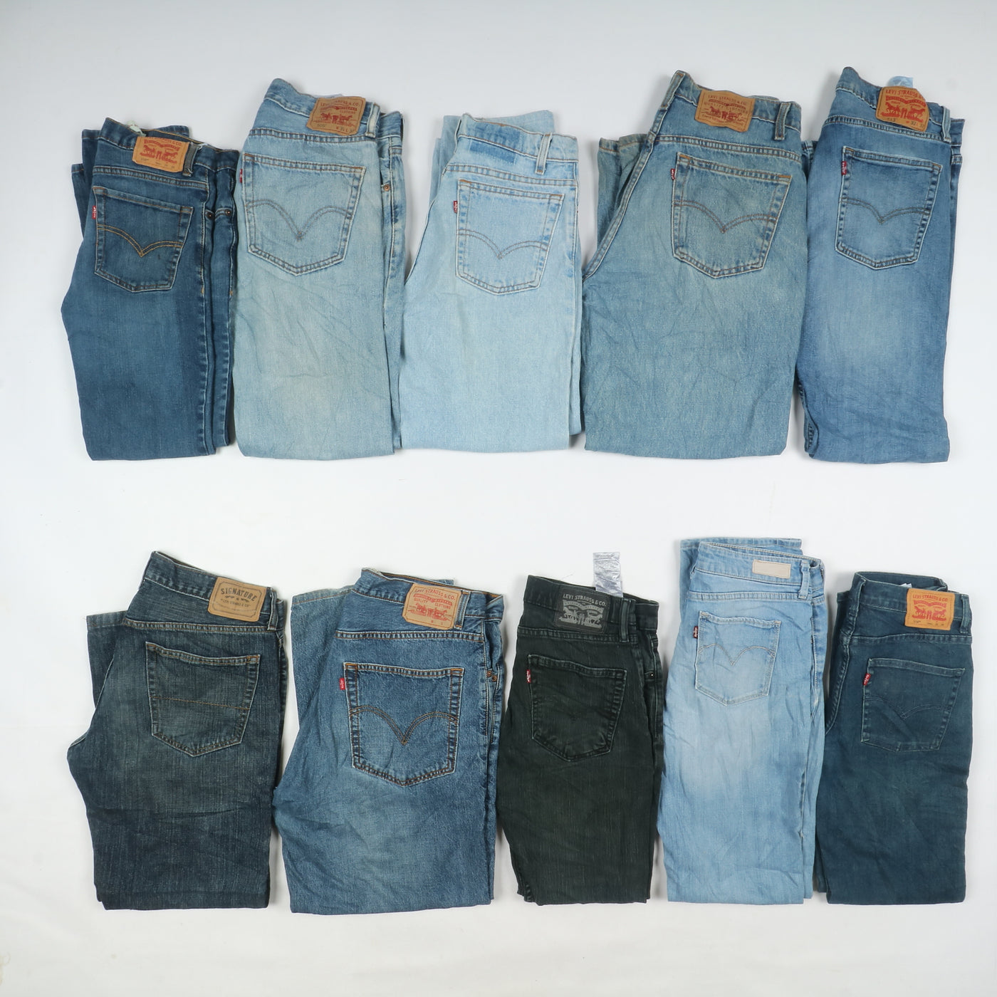 Levi's jeans denim slim, skinny, buggy uomo donna stock da 30pz - Levis