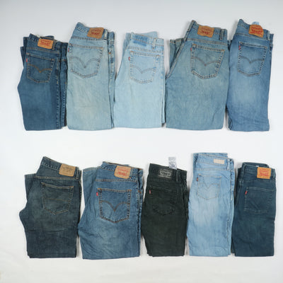 Levi's jeans denim slim, skinny, buggy uomo donna stock da 30pz - Levis
