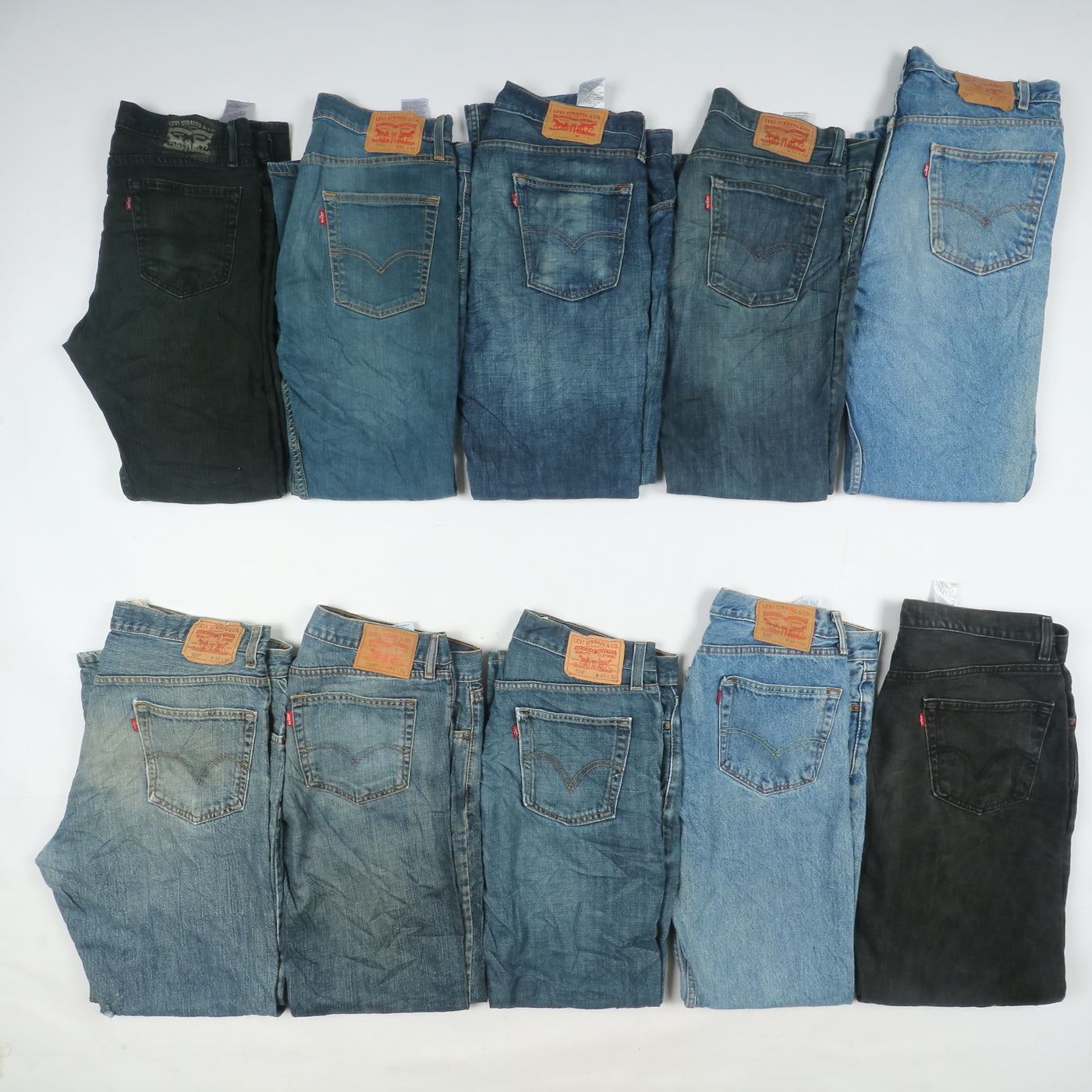 Levi's jeans denim slim, skinny, buggy uomo donna stock da 30pz - Levis