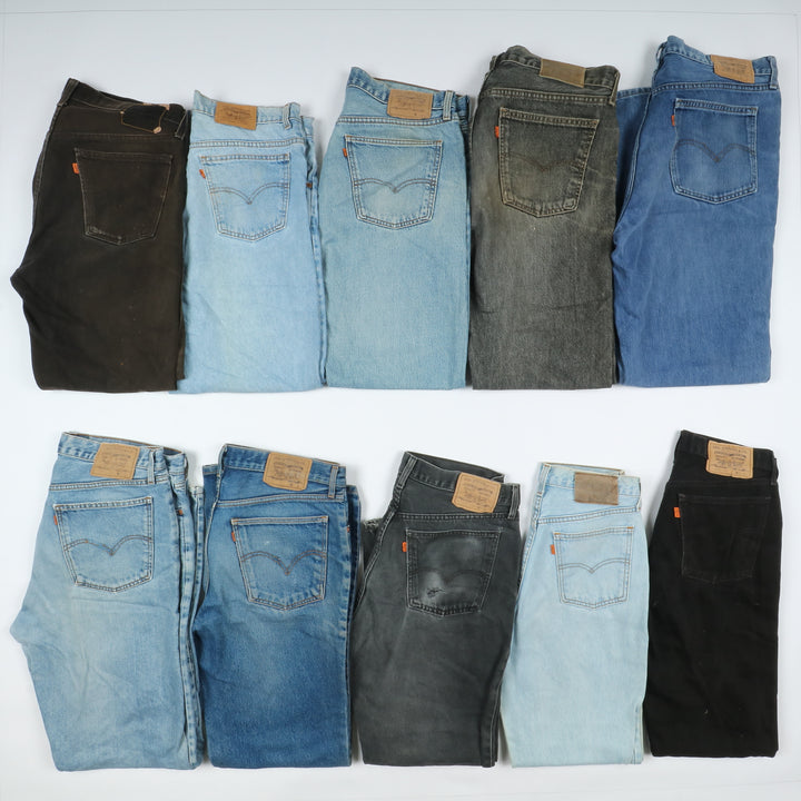 Levi's Orange Tab denim e nero, Grado B, stock da 38pz Levis