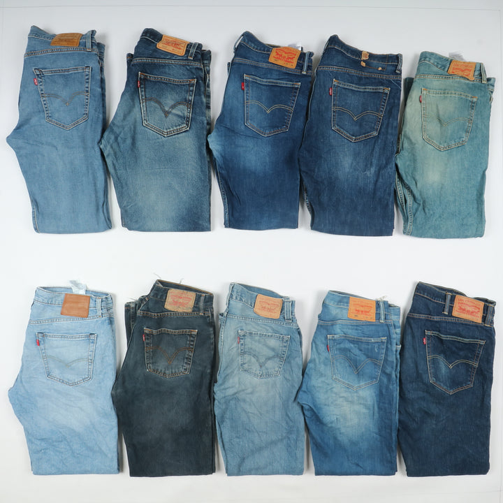 Levi's jeans denim slim, skinny, regular fit.. stock da 41 pz uomo e donna