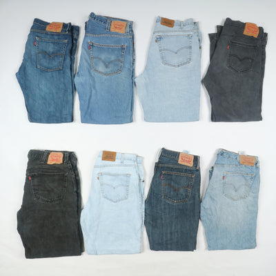 Levi's jeans denim slim, skinny, buggy uomo donna stock da 31pz - Levis