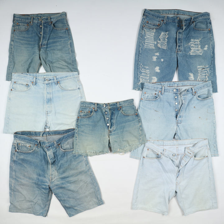 Levi's made in USA short e bermuda uomo donna box da 38pz pantaloncini jeans