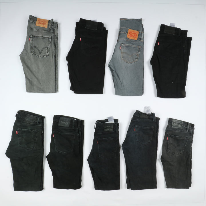 Levi's jeans Nero slim uomo donna stock da 30 pz - Levis 511, 504, 519....