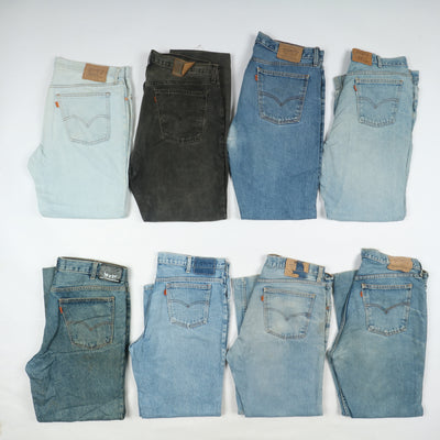 Levi's Orange Tab denim e nero, Grado B, stock da 40pz Levis