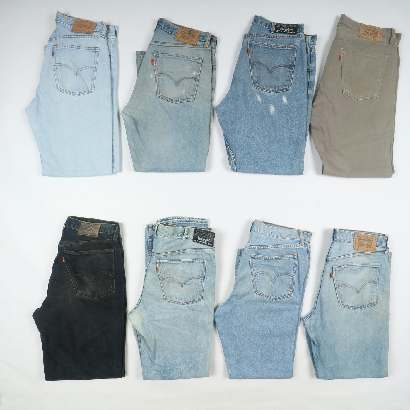 Levi's Orange Tab denim e nero, Grado B, stock da 40pz Levis