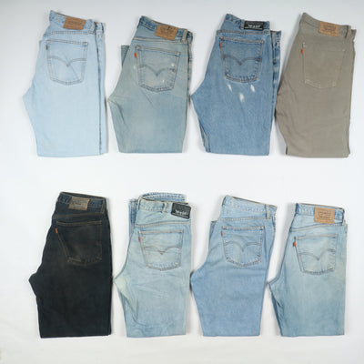 Levi's Orange Tab denim e nero, Grado B, stock da 40pz Levis