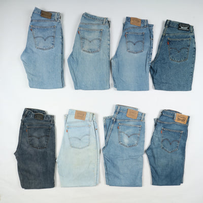 Levi's Orange Tab denim e nero, Grado B, stock da 40pz Levis