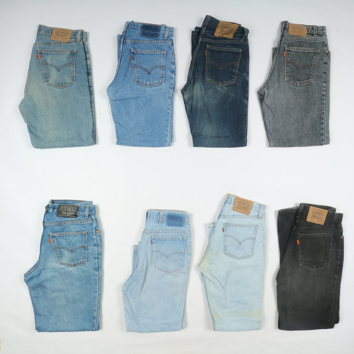 Levi's Orange Tab denim e nero, Grado B, stock da 40pz Levis