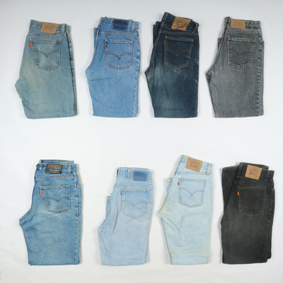 Levi's Orange Tab denim e nero, Grado B, stock da 40pz Levis