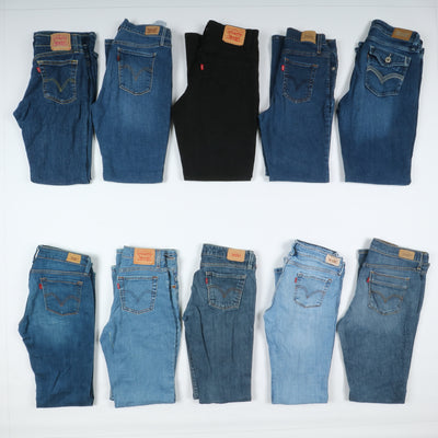 Levis vintage zampa donna box da 31pz Levi's jeans bootcut grado A+B