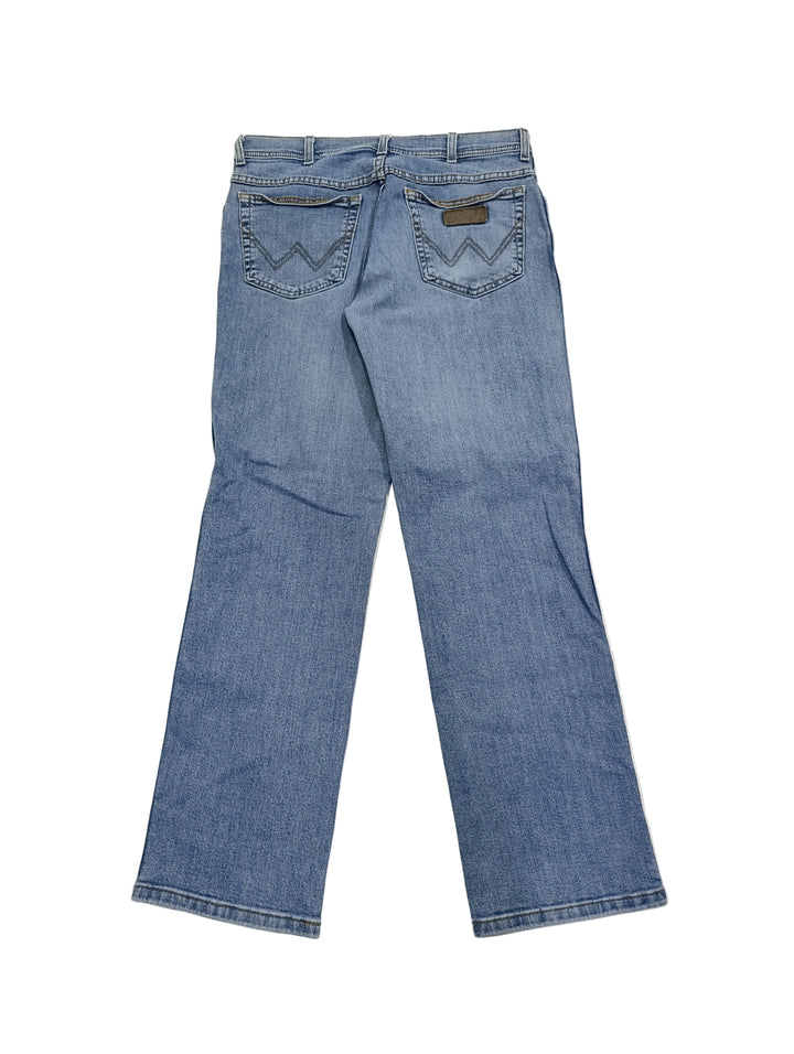 Wrangler W32 vintage jeans denim usato